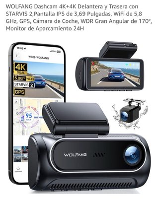 Dashcam  WOLFANG WD08 4K GPS