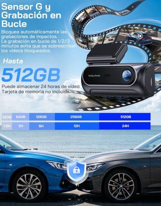 Dashcam  WOLFANG WD08 4K GPS
