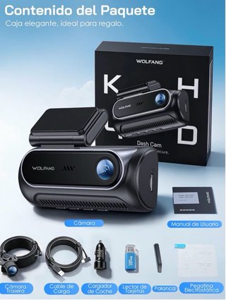 Dashcam  WOLFANG WD08 4K GPS