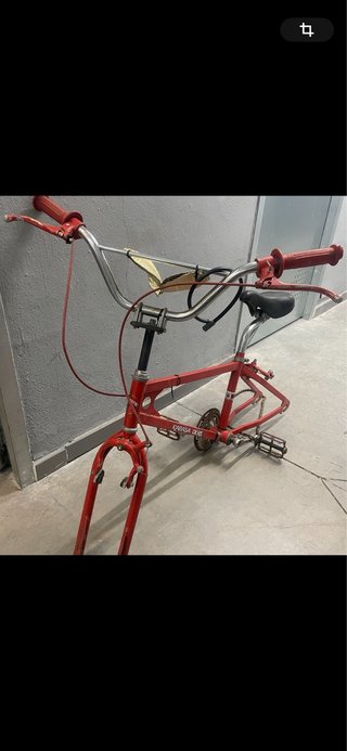 Cuadro Bicicleta Clásica Roja Rabasa
