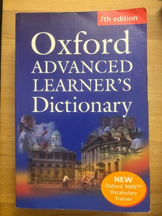 Oxford Advanced Learner's Dictionary
