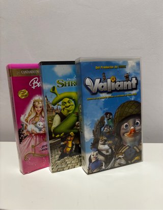 3 Películas VHS Infantiles