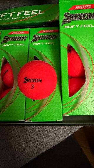 Bolas de Golf Srixon Brite Red Soft Feel