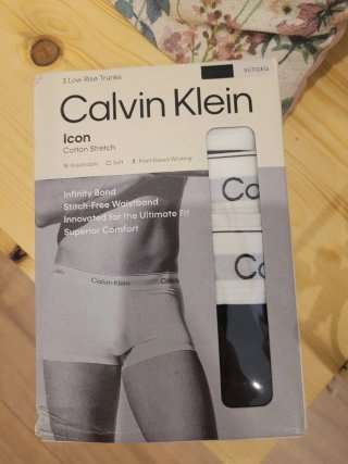 Calvin Klein Icon 3x Calzoncillos XL Negros