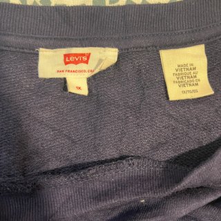 Sudadera Levi's Azul Marino Manga Murciélago