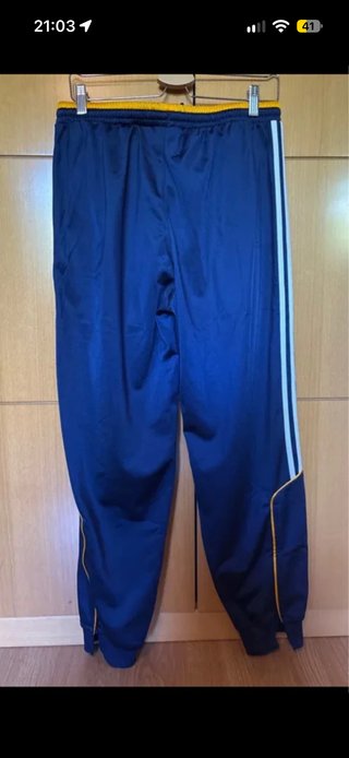 Pantalón Adidas Real Madrid Azul/Amarillo