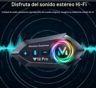 Intercomunicador Moto V12 Pro IP56, 3 unidades!