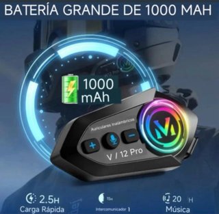 Intercomunicador Moto V12 Pro IP56, 3 unidades!