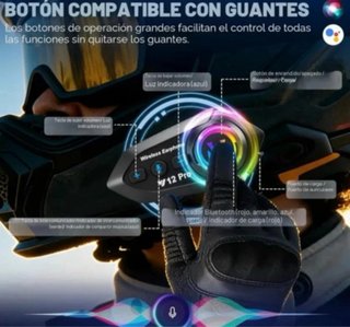 Intercomunicador Moto V12 Pro IP56, 3 unidades!