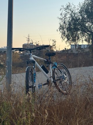 Bici de Montaña Blanca y Azul