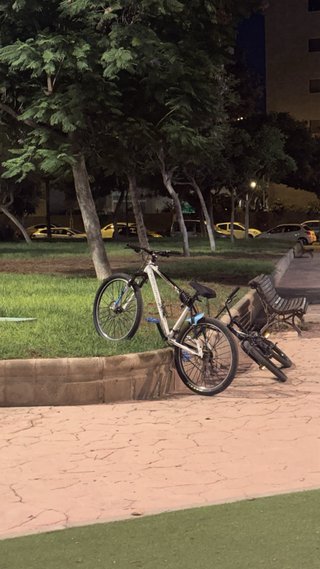 Bici de Montaña Blanca y Azul