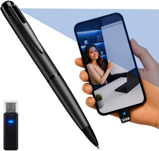 Bolígrafo cámara 4 en 1 con grabadora y MicroSD