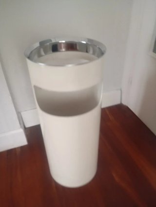 Kartell Paragüero/Papelera 1970s Beige/Plata