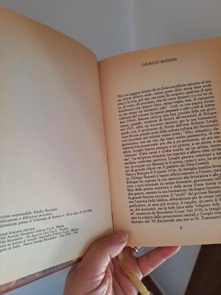 Libro di G. Bassani Il giardino dei Finzi-Contini