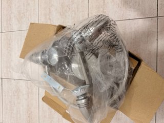 Lámpara de techo Espiral Aluminio Cepillado