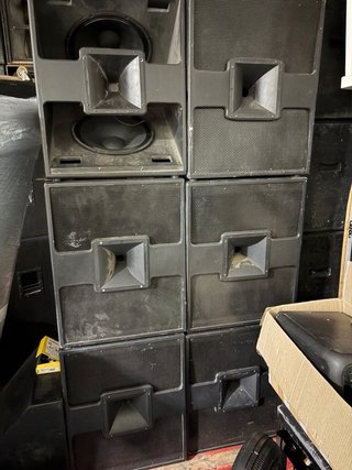 Cajas de Altavoces Doble 15 + Motor