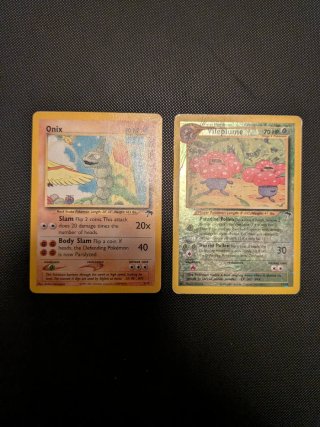 Carte Pokémon Southern Islands Onix e Vileplume