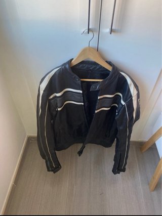 Chaqueta de Moto de Cuero