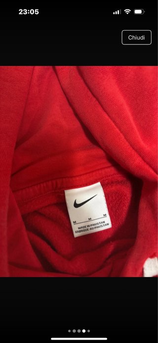 Felpa Nike Rossa