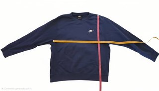 Sudadera Nike Azul Marino Cuello Redondo