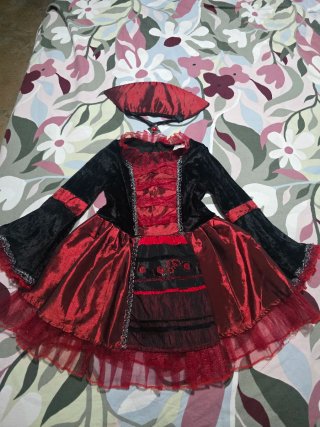 Disfraz de Vampira para Niña (2-3 años)