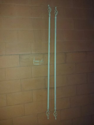 2 Bastoni per tende estensibili