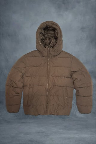 Chaqueta Puffer Marrón Pull&Bear