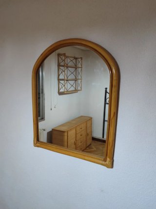 Muebles dormitorio bambú y mimbre