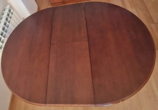 Mesa comedor extensible madera
