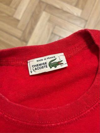 Maglia Lacoste rossa taglia M