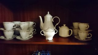 Juego de café de porcelana Menuet