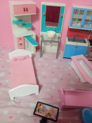 Accesorios Casa Muñecas Barbie