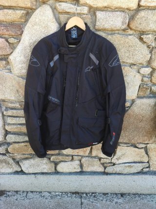 Chaqueta de Moto Negra Talla XXL