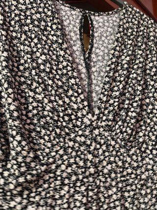 Mono largo estampado flores Mango Talla M