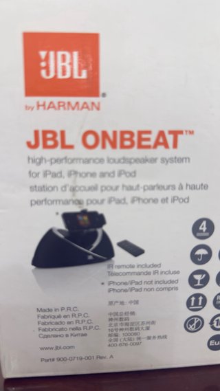 Altavoz JBL On Beat by Harman Kardon