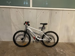 Bicicleta Rockrider 300 Blanca