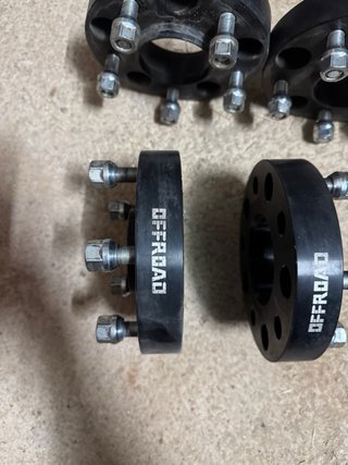 4 separadores de rueda con tornilleria