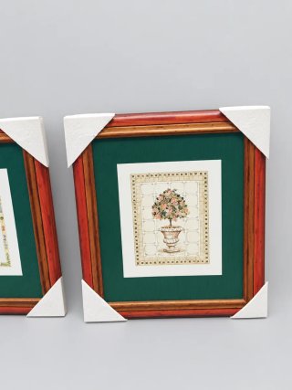 Pareja de cuadros decorativos
