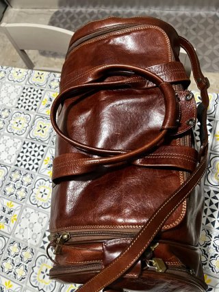 Set da viaggio 5 pezzi Giudi in vera pelle