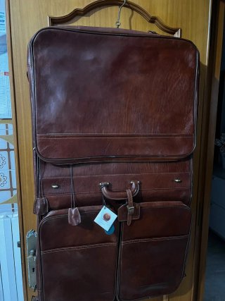 Set da viaggio 5 pezzi Giudi in vera pelle