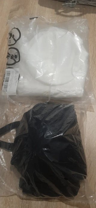 Camisetas interior de lactancia negra y blanca