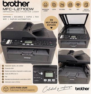 Impresora Multifunción Brother MFC-L2710DW