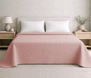 Colcha rosa cama 150 cm