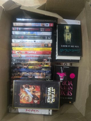 Lote DVDs Películas y Música