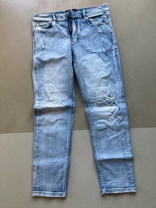 Jeans Supply & Demand strappati blu