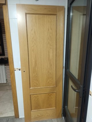 2 Puertas de Madera Maciza Uniarte 72cm