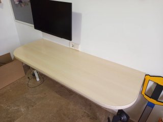 Mesa de Escritorio Abatible de Madera