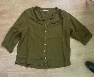 Blusa Renatta & Co verde militar