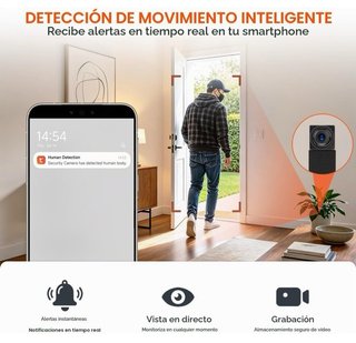 Mini Cámara Vigilancia WiFi HD · Nueva