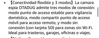 Mini Cámara Vigilancia WiFi HD · Nueva